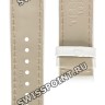 Белый кожаный ремешок Tissot T610030086, теленок, 20/18, без замка, для часов Tissot T-Touch Z252/352