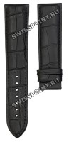 Черный кожаный ремешок Tissot T610034057, удлиненный, 23/20 XL, теленок, без замка, для часов Tissot T-Sport PRC 200 T055.427.16.057.00, T055427