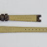 Коричневый кожаный ремешок Balmain B0730063, 11/8, с вырезом 4 мм, желтая пряжка, для часов Balmain Elegance 1930, 2925