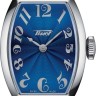 Синий кожаный ремешок Tissot T600046152, 12/10, стальная пряжка, для часов Tissot Heritage T128.109.16.042.00 Heritage Porto