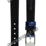Синий кожаный ремешок Tissot T600046152, 12/10, стальная пряжка, для часов Tissot Heritage T128.109.16.042.00 Heritage Porto