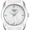 Белый кожаный ремешок Tissot T610033107, имитация крокодила, 14/12, без замка, для часов Tissot T-Wave T023.210