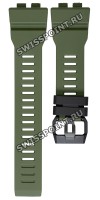 Зеленый полимерный ремешок Casio 10584476 для часов Casio GBD-800UC-3E