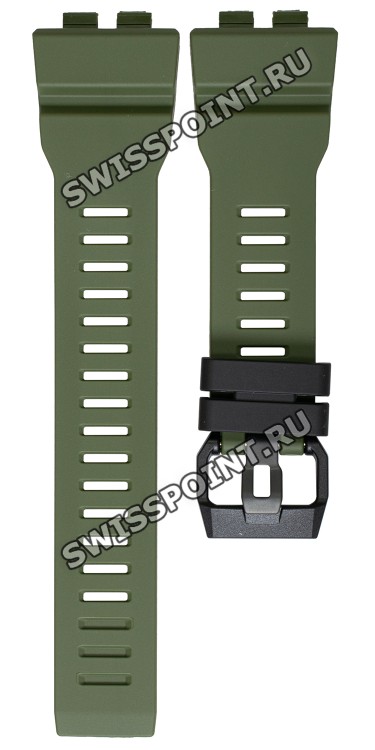 Зеленый полимерный ремешок Casio 10584476 для часов Casio GBD-800UC-3E