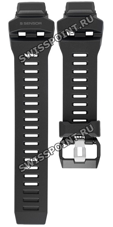 Черный полимерный ремешок Casio 10606821 для часов Casio GBD-H1000-1E