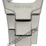 Неразборная часть титанового браслета Casio с надписью Pro Trek для часов Casio PRG-240T-7E