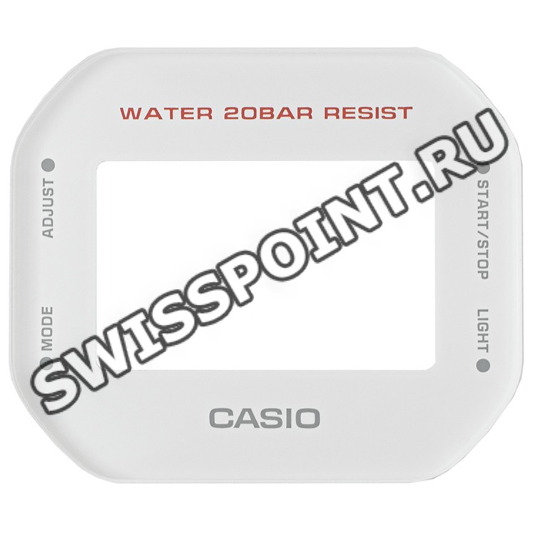 Минеральное стекло Casio 10512605 с принтом для часов Casio DW-5600M-3