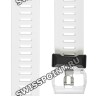 Белый полимерный ремешок Casio 10618761 для часов Casio GBD-H1000-7A9