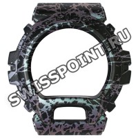 Черный полимерный рант корпуса Casio 10491574, хамелеон, для часов Casio GD-X6900PM-1