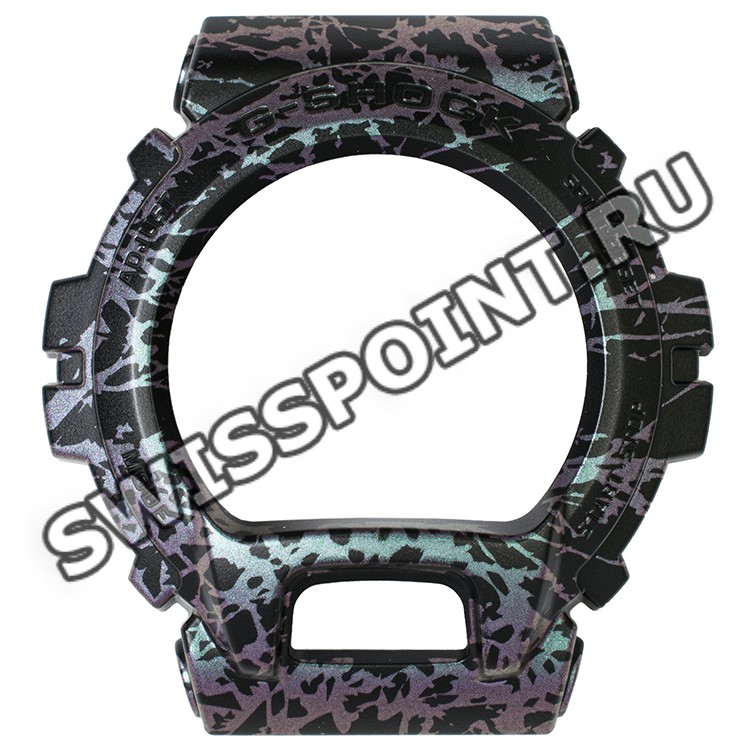 Черный полимерный рант корпуса Casio 10491574, хамелеон, для часов Casio GD-X6900PM-1