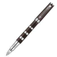 Ручка PARKER S0959180 Ingenuity - M Brown Rubber & Metal CT, ручка 5th пишущий узел, F, BL (№ 189)