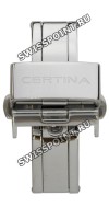 20 мм стальной раскладной замок Certina C640014336 для кожаного ремешка