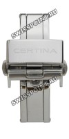 Стальной раскладной замок Certina C640014336, 20 мм, для кожаного ремешка