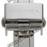 Стальной раскладной замок Certina C640014336, 20 мм, для кожаного ремешка