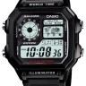 Черный полимерный ремешок Casio 10365960 для часов Casio AE-1200, AE-1300, F-108, W-216