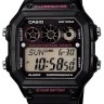Черный полимерный ремешок Casio 10365960 для часов Casio AE-1200, AE-1300, F-108, W-216