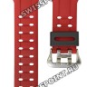Красный полимерный ремешок Casio 10475505 для часов Casio GA-1000