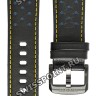 Черный кожаный ремешок Tissot T600041553, теленок, 22/20, черная пряжка, для часов Tissot Chrono XL T116.617
