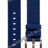 Синий каучуковый ремешок Tissot T603038014, интегрированный, стальная пряжка, для часов Tissot PRC 200 T055.410, T055.417, T055417A, T055.430