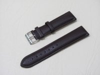 Коричневый кожаный ремешок из кожи теленка STAILER ORIGINAL 5312-2001 размер (20/18 мм), длина M (105 / 70 мм) с тиснением под кожу теленка