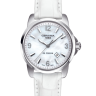 Белый кожаный ремешок Certina C610014486, 16/14, теленок, имитация крокодила, без замка, для часов Certina DS Podium C001.207, C001.210