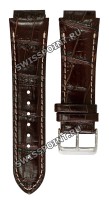 Коричневый кожаный ремешок Orient QUDDEDST, 21/22 мм, стальная пряжка, для часов Orient TTAD001