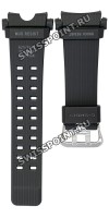Черный полимерный ремешок Casio 10606825 для часов Casio GG-B100-1B
