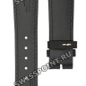 Черный кожаный ремешок Longines L682155300, 19/16, без замка, для часов Longines Legend Diver L3.374.4.50.0
