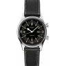 Черный кожаный ремешок Longines L682155300, 19/16, без замка, для часов Longines Legend Diver L3.374.4.50.0