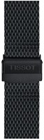 Браслет Tissot T605040721, черный, стальной, mesh, миланское плетение, для часов Tissot T101.417 T-Classic PR 100 Chronograph