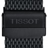 Браслет Tissot T605040721, черный, стальной, mesh, миланское плетение, для часов Tissot T101.417 T-Classic PR 100 Chronograph