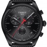 Браслет Tissot T605040721, черный, стальной, mesh, миланское плетение, для часов Tissot T101.417 T-Classic PR 100 Chronograph