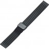 Браслет Tissot T605040721, черный, стальной, mesh, миланское плетение, для часов Tissot T101.417 T-Classic PR 100 Chronograph