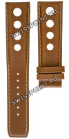 Коричневый кожаный ремешок Tissot T610045138, теленок, 22/20, без замка, для часов Tissot Heritage 1973 T124.427