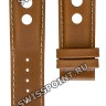 Коричневый кожаный ремешок Tissot T610045138, теленок, 22/20, без замка, для часов Tissot Heritage 1973 T124.427