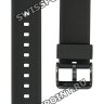 Черный полимерный ремешок Casio 10366009 для часов Casio EFA-131PB-1A, EFA-131RBSP-1B