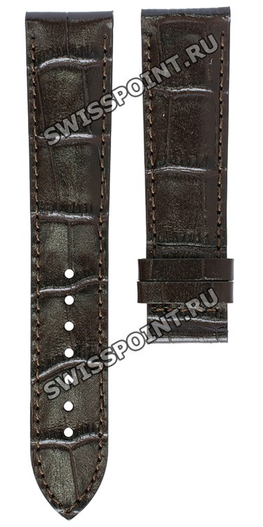 Коричневый кожаный ремешок Tissot T610030279, теленок, 20/18, без замка, для часов Tissot T-Lord T059.507, T059.528