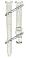 Серый кожаный ремешок Tissot T600046150, 12/10, стальная пряжка, для часов Tissot Heritage T128.109.16.282.00 Heritage Porto