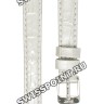 Серый кожаный ремешок Tissot T600046150, 12/10, стальная пряжка, для часов Tissot Heritage T128.109.16.282.00 Heritage Porto