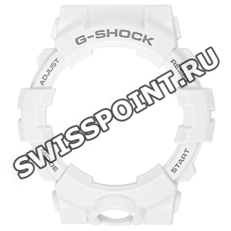 Белый рант корпуса часов Casio 10555823 для часов Casio GA-800SC-7A