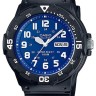 Черный полимерный ремешок Casio 10393907 для часов Casio MRW-200H-1B, MRW-200H-1B2, MRW-200H-1B3, MRW-200H-1E, MRW-200H-2B2, MRW-200H-9B