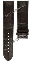 Коричневый кожаный ремешок Tissot T610031627 / T610031630, 22/20, без замка, для часов Tissot T059.527.16.031.00