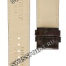 Коричневый кожаный ремешок Tissot T610031627 / T610031630, 22/20, без замка, для часов Tissot T059.527.16.031.00