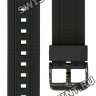 Черный полимерный ремешок Casio 10366028 для часов Casio EFA-132PB-1A