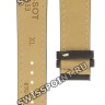 Коричневый кожаный ремешок Tissot T610027257, удлиненный, 20/18 XL, теленок, без замка, для часов Tissot PRC 200 T014.427, T014427A