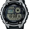 Черный полимерный ремешок Casio 10302043 для часов Casio AE-2000, AE-2100, WV-200