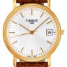 Коричневый кожаный ремешок Tissot T600013060, имитация крокодила, 18/16, желтая пряжка, для часов Tissot Old Desire T870/970