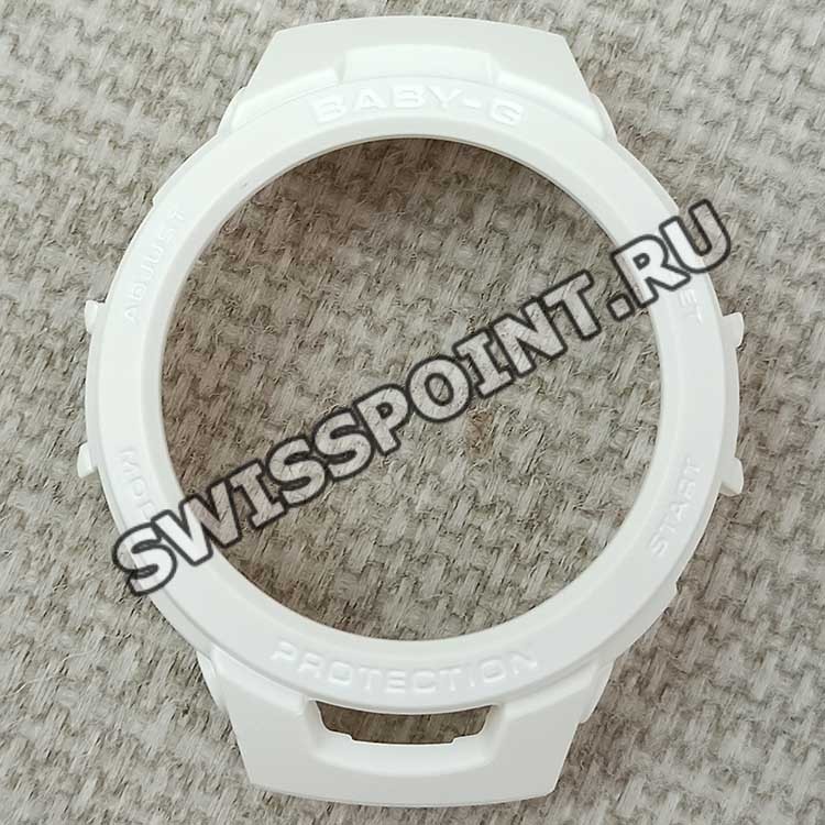 Молочно-белый полимерный рант корпуса Casio 10643896 для часов Casio BSA-B100CS-7A