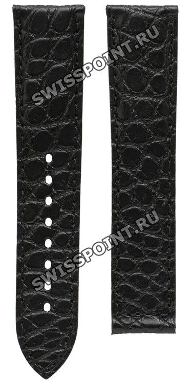 Черный кожаный ремешок Tissot T610014595, аллигатор, 20/18, без замка, для часов Tissot Heritage G669, G680, G690, T117.509, Z400, Z401