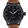 Коричневый ремешок Tissot T600043493 / T610043494, теленок, 22/22, черная пряжка, для часов Tissot Gent XL Swissmatic T116.407.36.051.01, T116.410.36.057.00